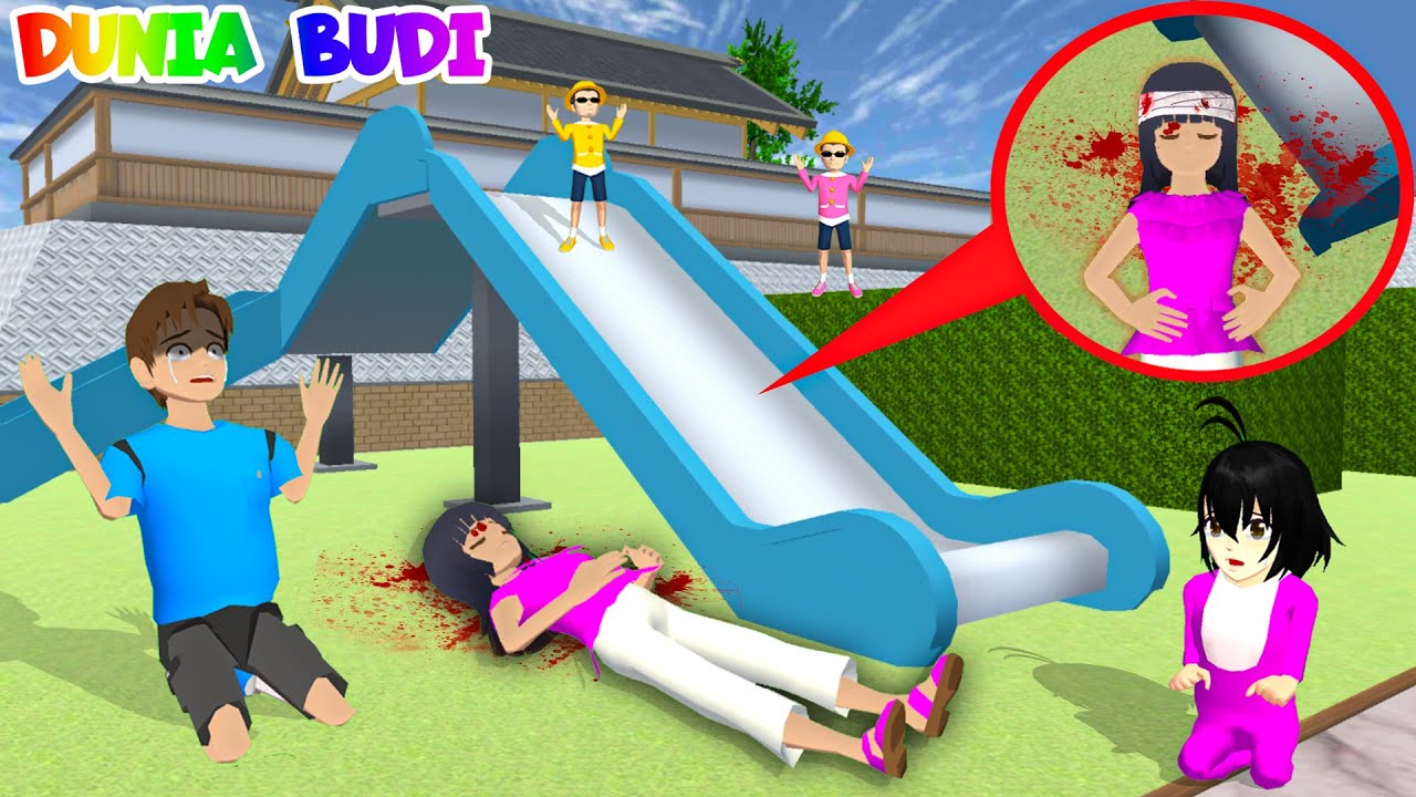 Hah!! Kepala Mio Berdarah Jatuh Dari Perosotan Di Playground | Yuta Panik Bawa Mio Ke RS