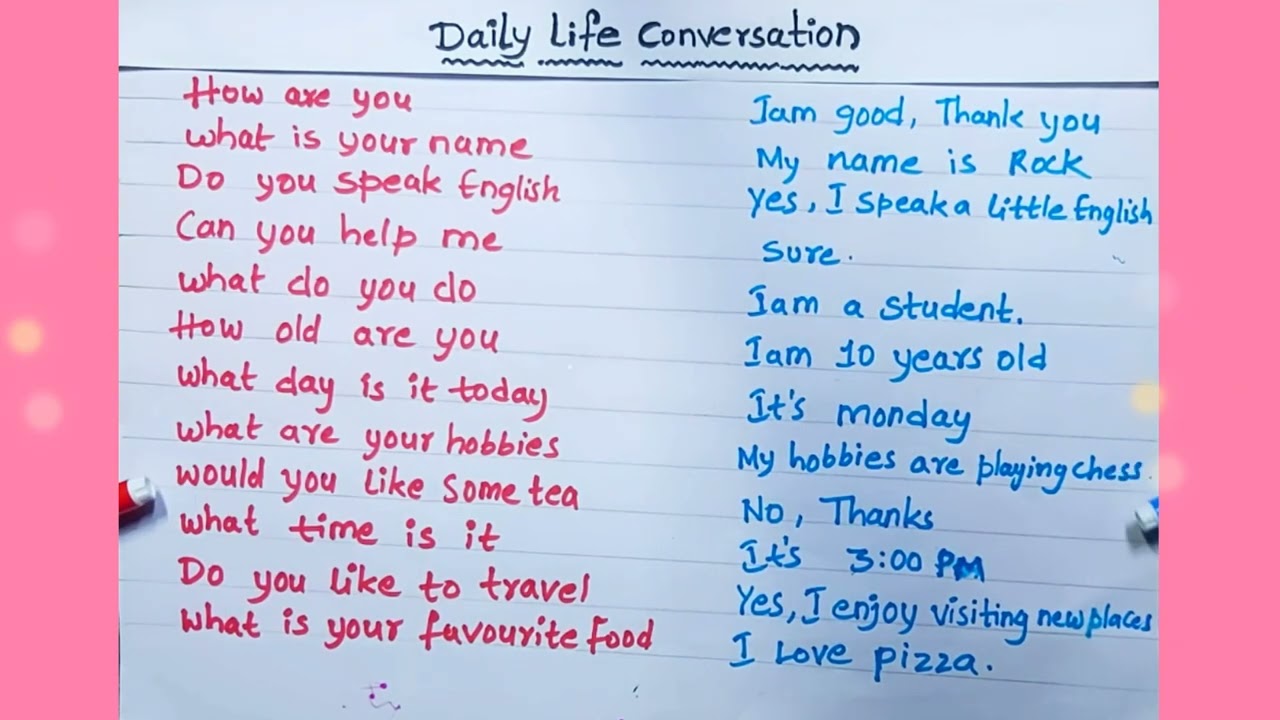 సింపుల్  ఇంగ్లీషు ENGLISH DAILY LIFE CONVERSATION #english #englishspeaking #englishspeakingpractice