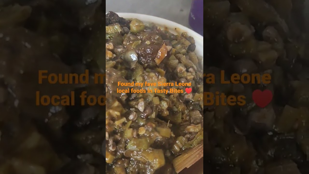 Freetown, Sierra Leone: I found my fave Sierra Leone local foods in Tasty Bites &hearts;️
