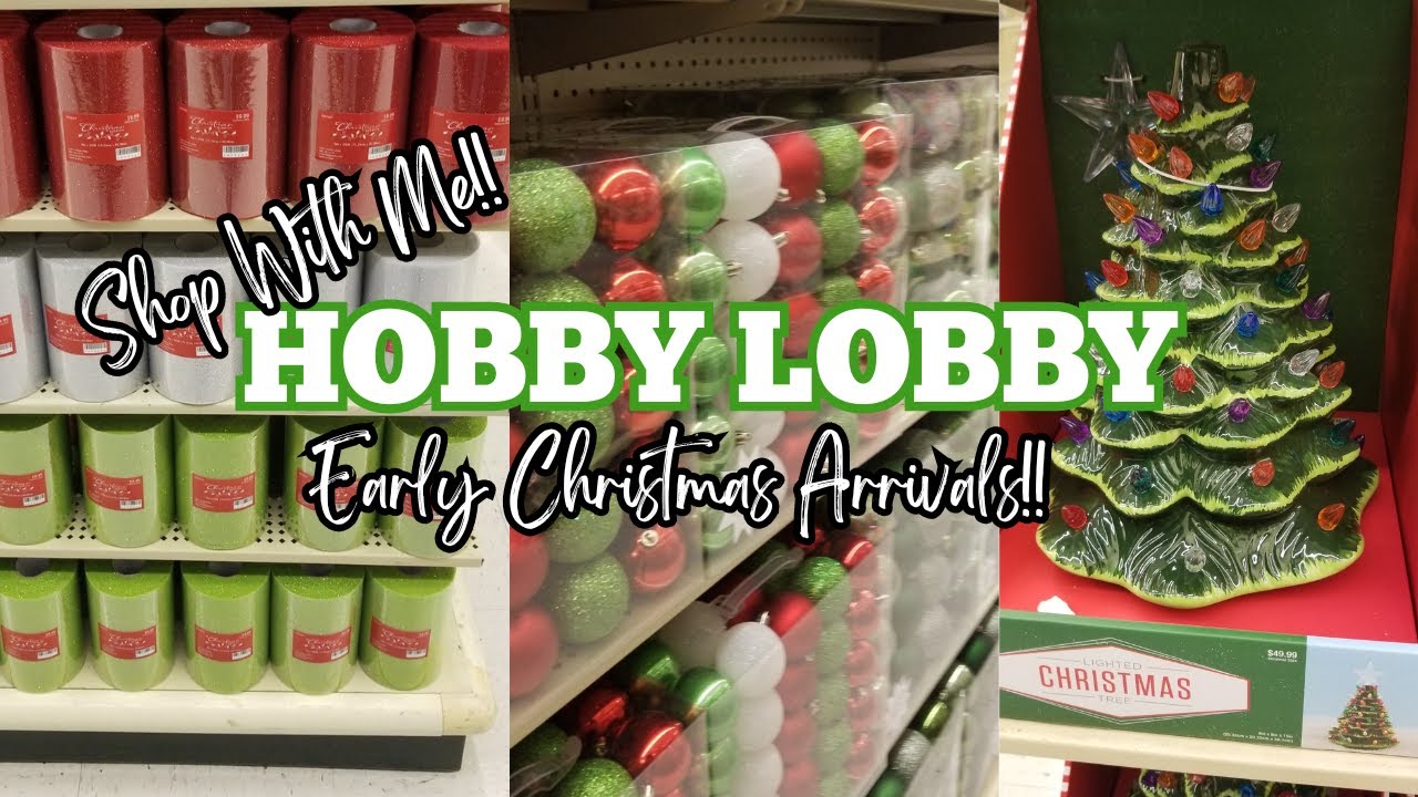*NEW*HOBBY LOBBY CHRISTMAS SHOP WITH ME 2024/🎄🎁HOBBY LOBBY CHRISTMAS DECOR!/SNEAK PEAK!!