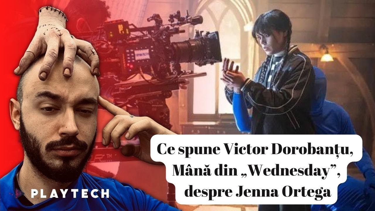 Interviu savuros cu Victor Dorobanțu, Mână din „Wednesday”. Ce spune despre Jenna Ortega