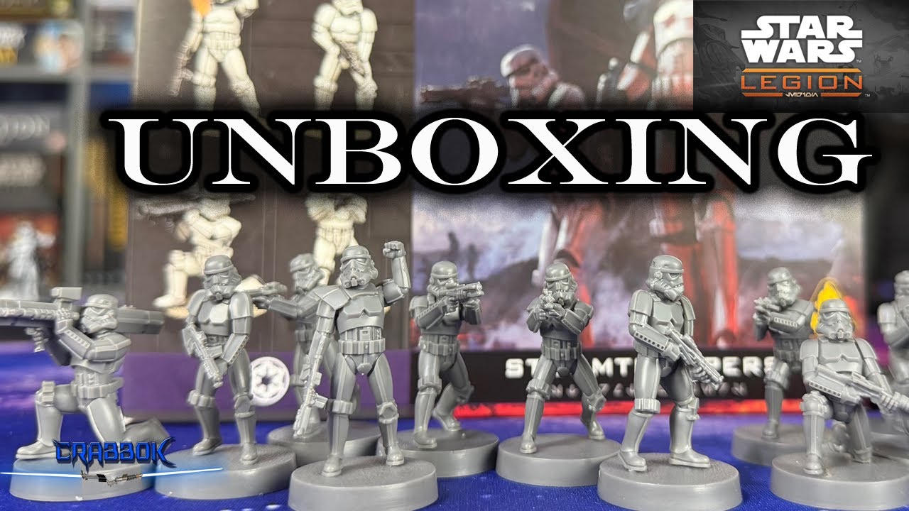 Stormtroopers Unboxing and Assembly 2025 Star Wars Legion -