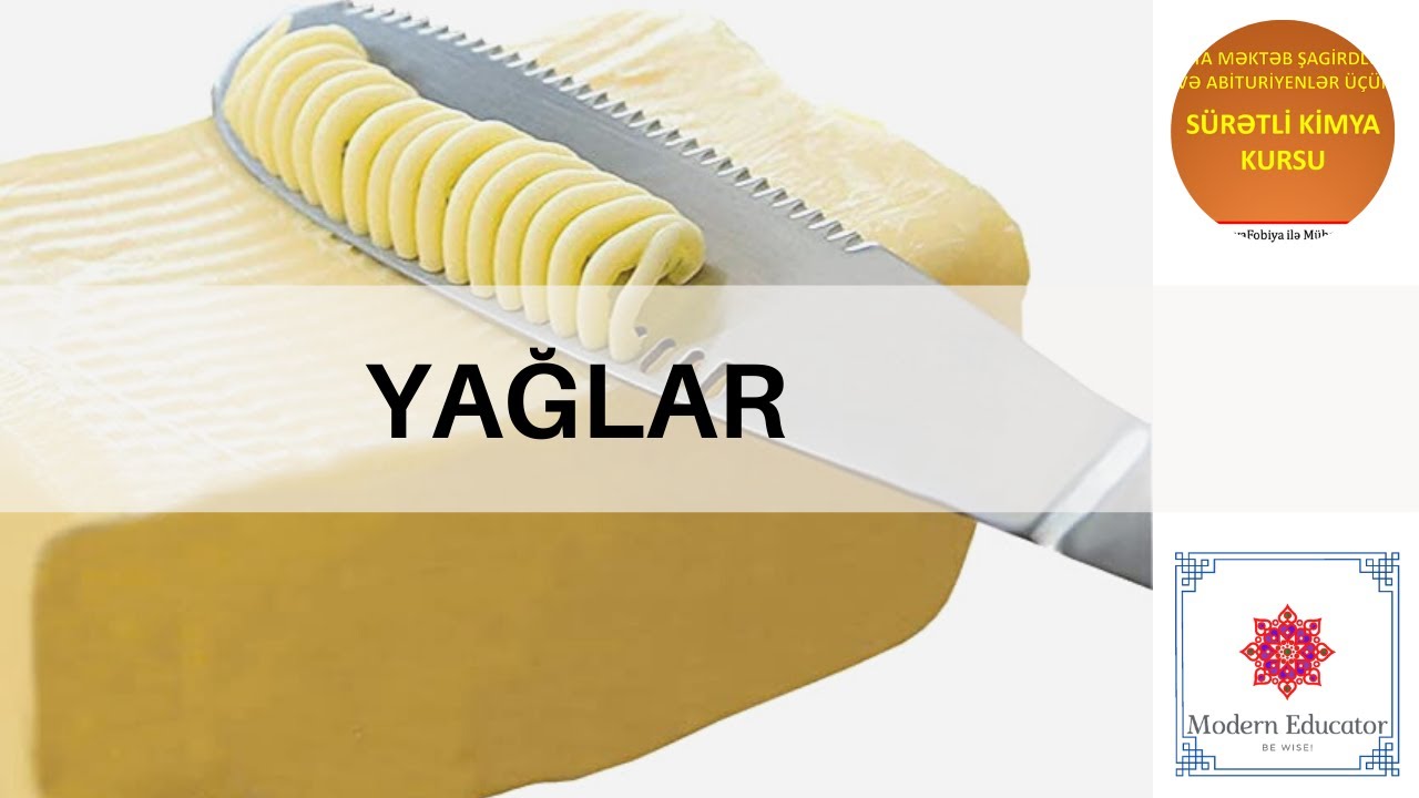 DƏRS - 84 Yağlar