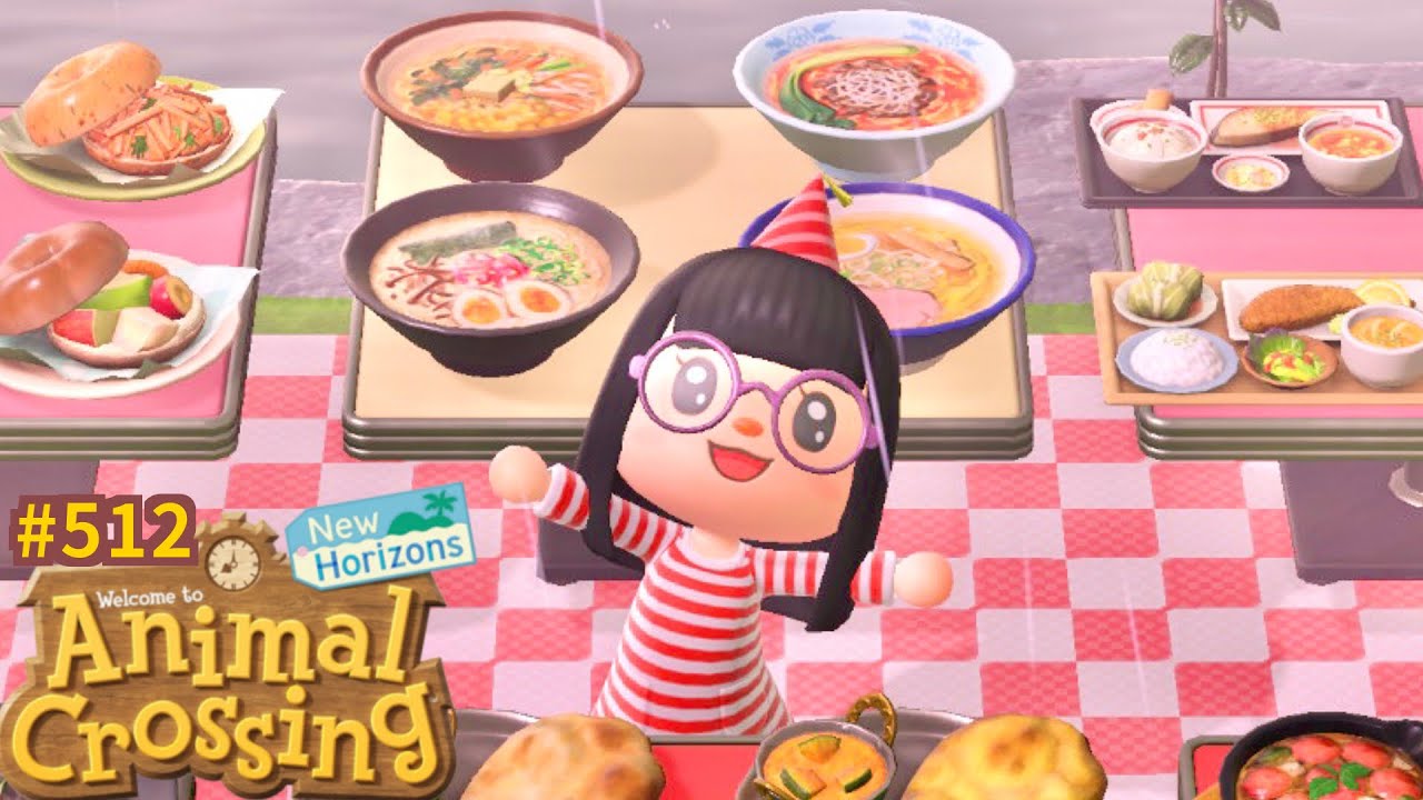 Look strié Mais où est Charlie 🤣 Buffet de rāmen 🏝 Animal Crossing New Horizons 512 Let’s play