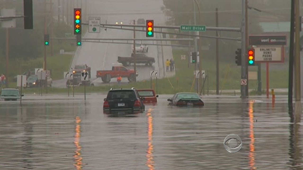 Flooding batters Duluth, Minn.
