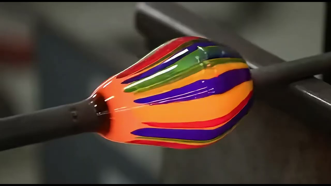 Molten Glass Rituals: A Meditative Journey Through Artisan Craft  #asmr #viral #relaxing