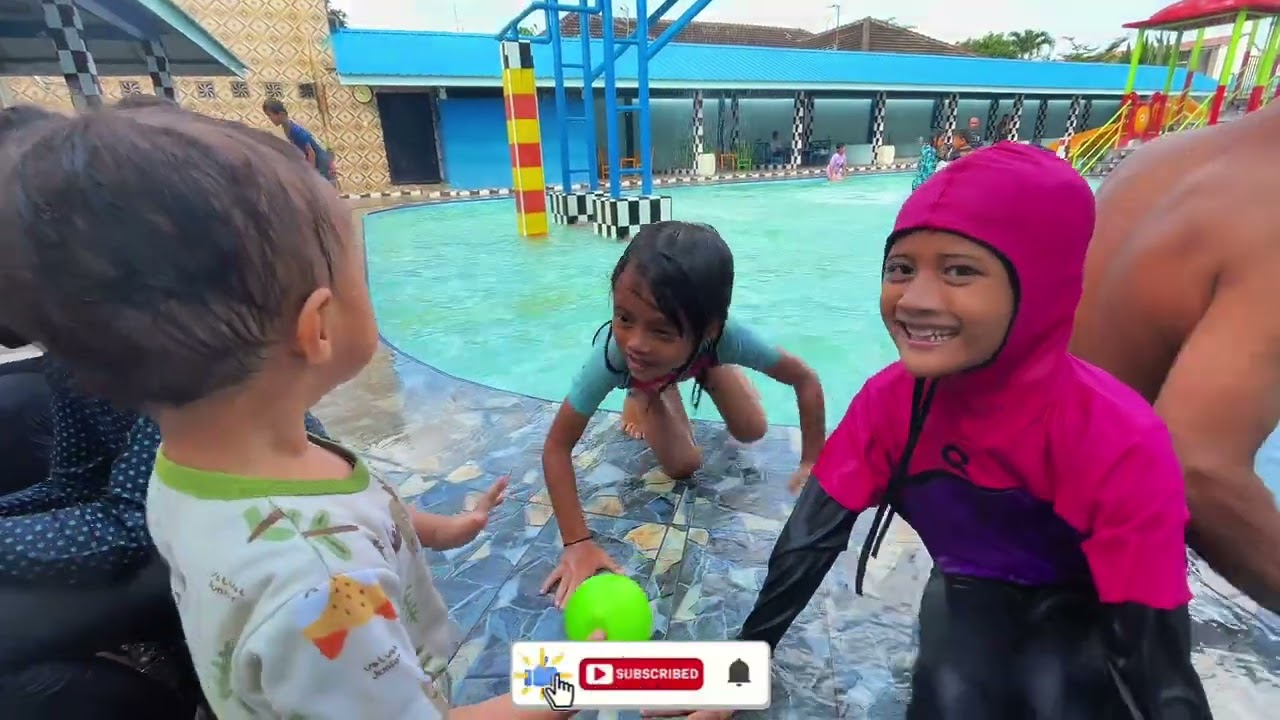 Belajar berenang bareng yuk #berenang  #anakberenang #berenanganak #dailykids #swimming #minivlog 