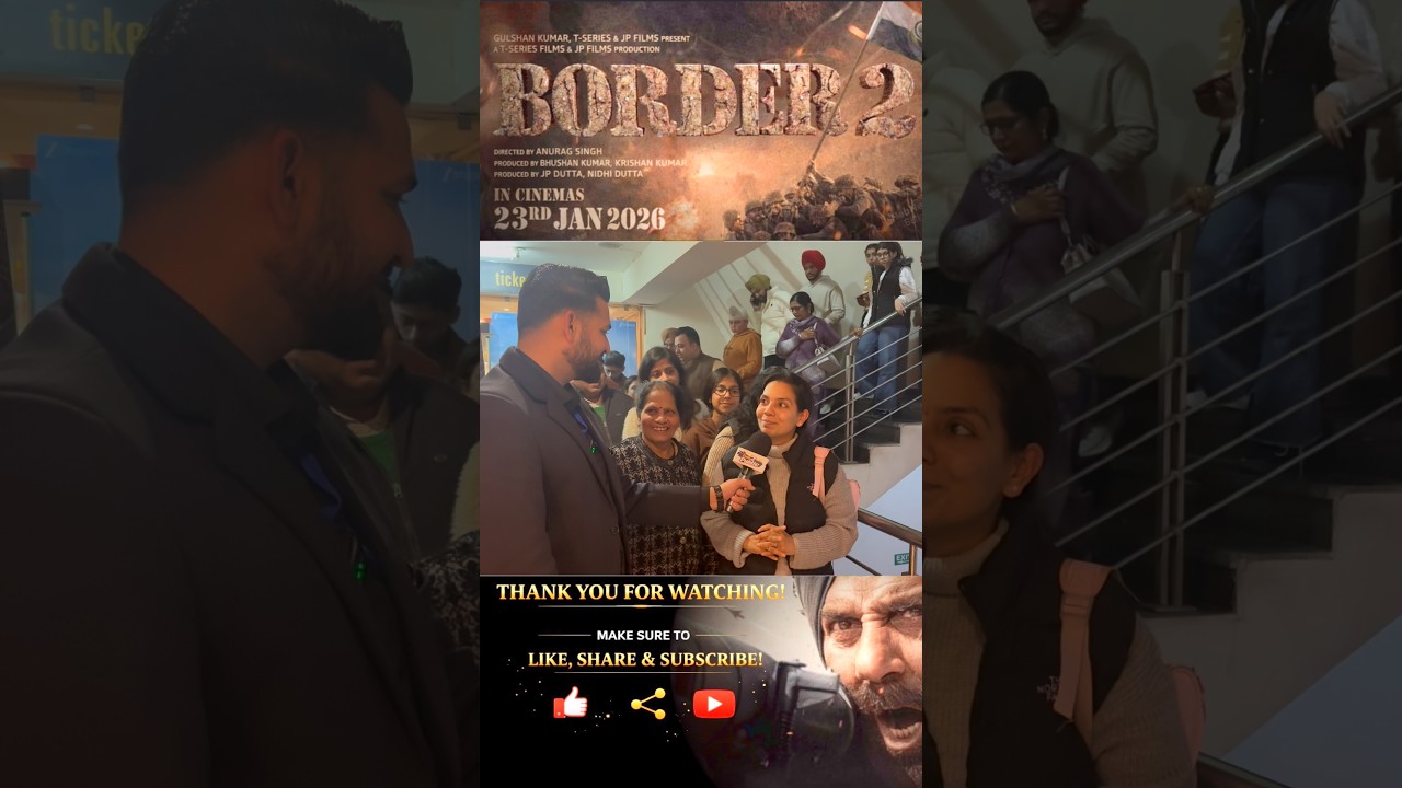 Sunny Deol On Fire 🔥 | Border 2 Public Review | First Day Theatre Reaction 💥