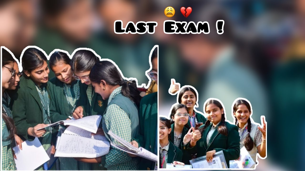 Last Exam ! 🥺💔 #vlog #youtube #explore #examvlog #viral #exam #cbseboard #fyp #10thboardexam2026 
