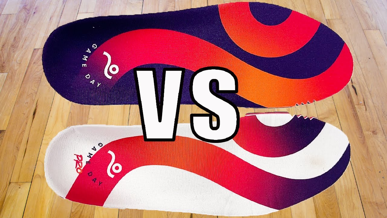 Move Game Day Vs Move Game Day Pro Insoles