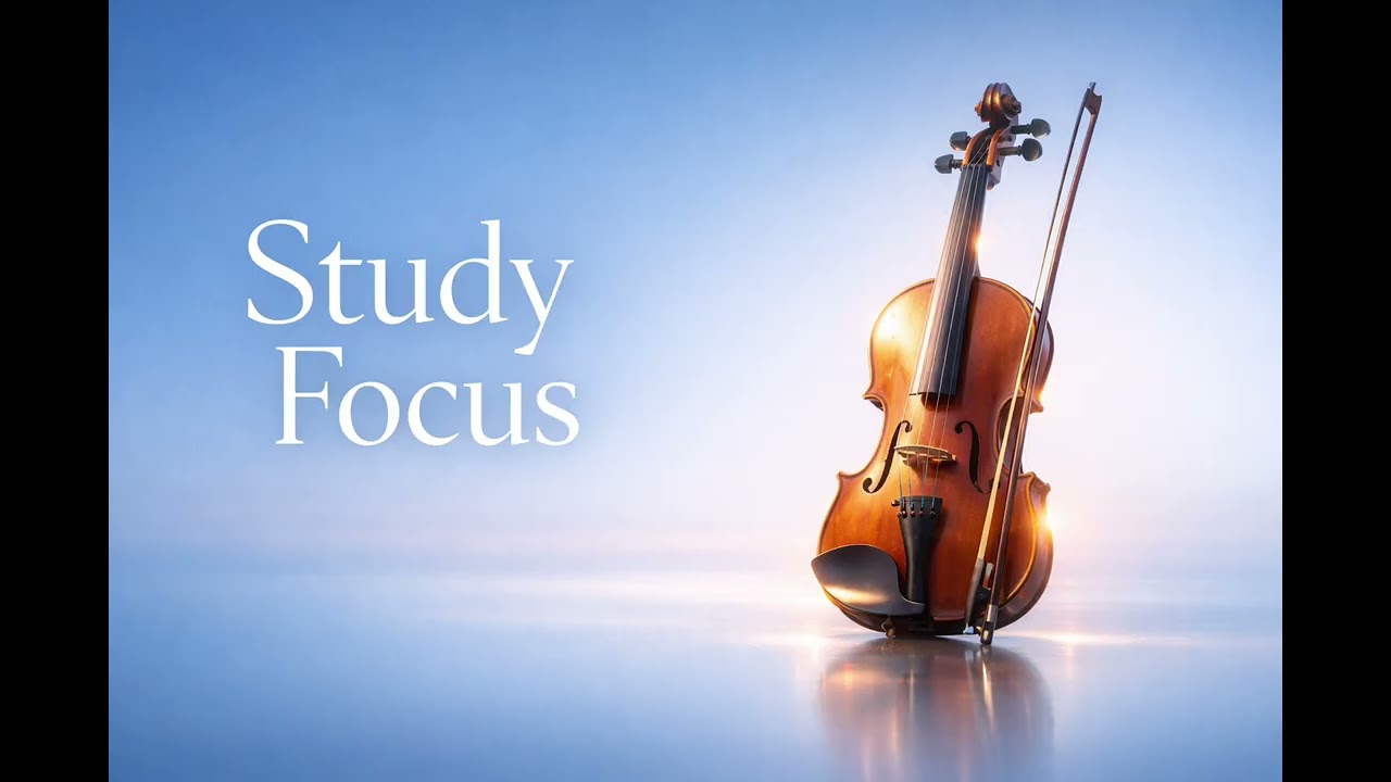 Study Focus Violin Instrumental | Morning Concentration Music