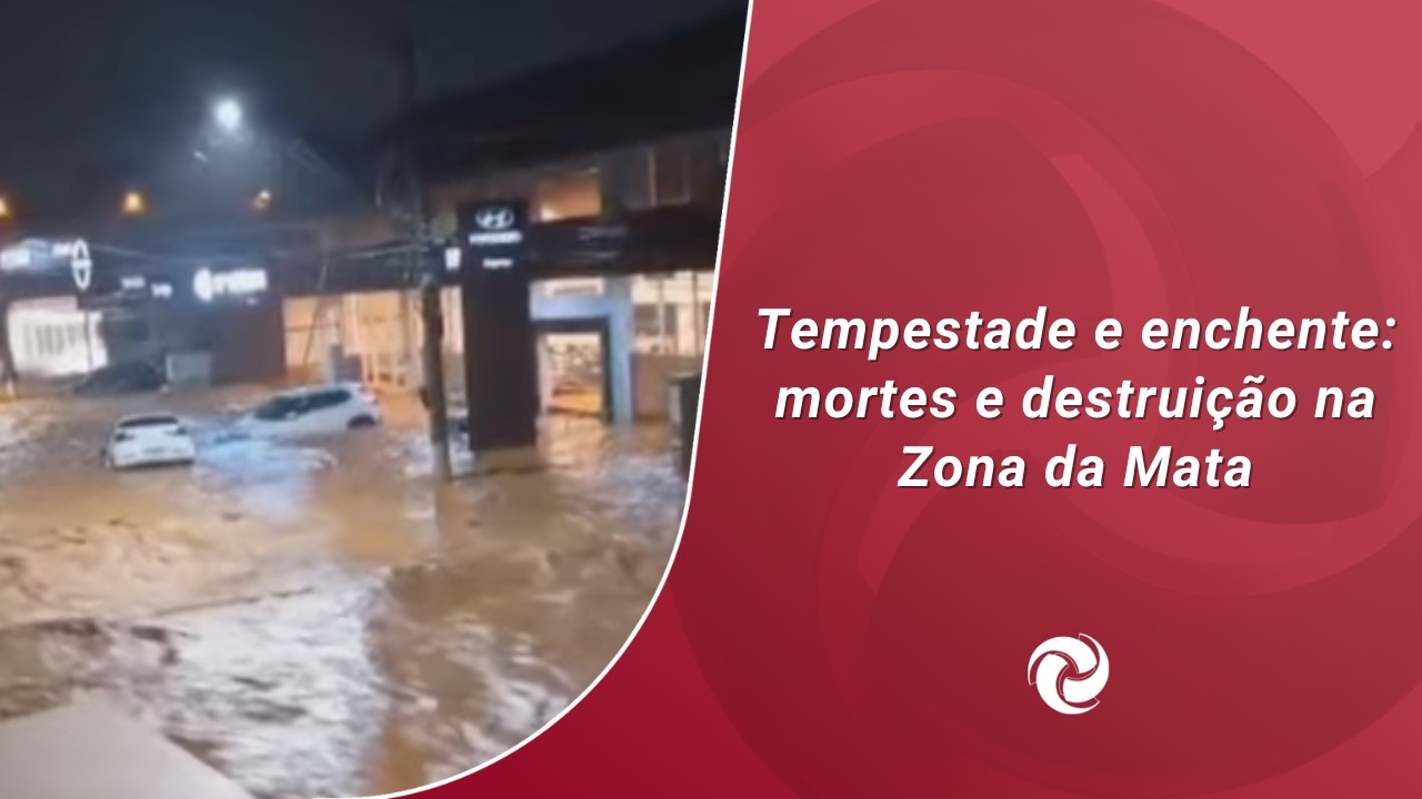 Tempestade e enchente: mortes e destruição na Zona da Mata