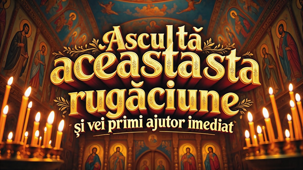 Ascultă această rugăciune și vei primi ajutor imediat 🙏
