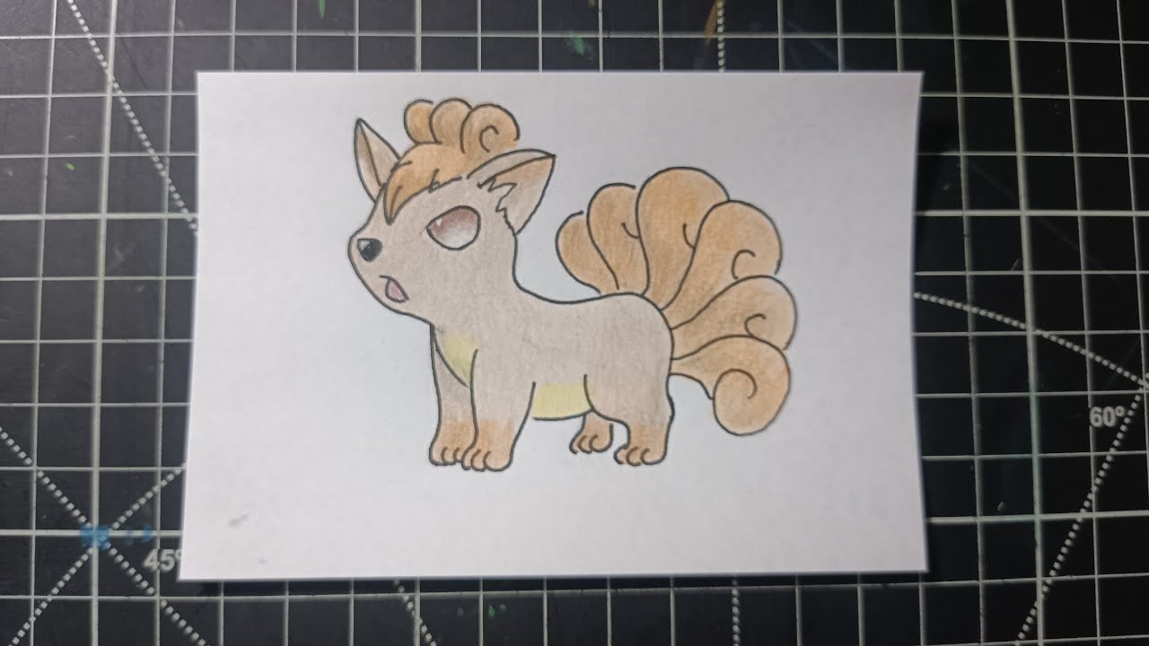 Desenhando o Vulpix - Pokémon 37