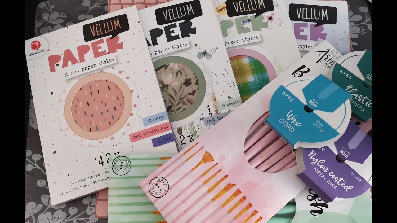 Action Haul /Einkauf. 09.07.2024 #schmuckband #pinsel #vellum #paperpad
