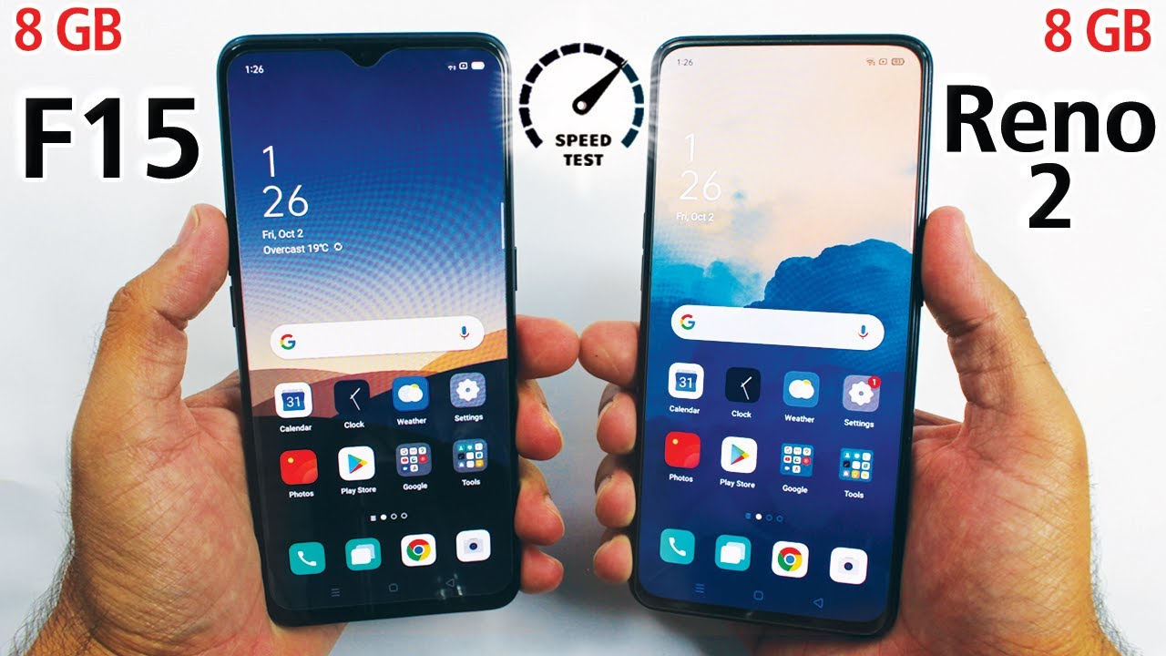 Oppo F15 vs Oppo Reno 2 Speed Test & Comparison!