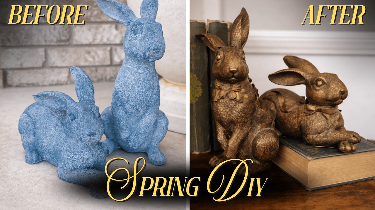 DIY Easter Decor That Looks High-End | Vintage Spring DIY Home Decor