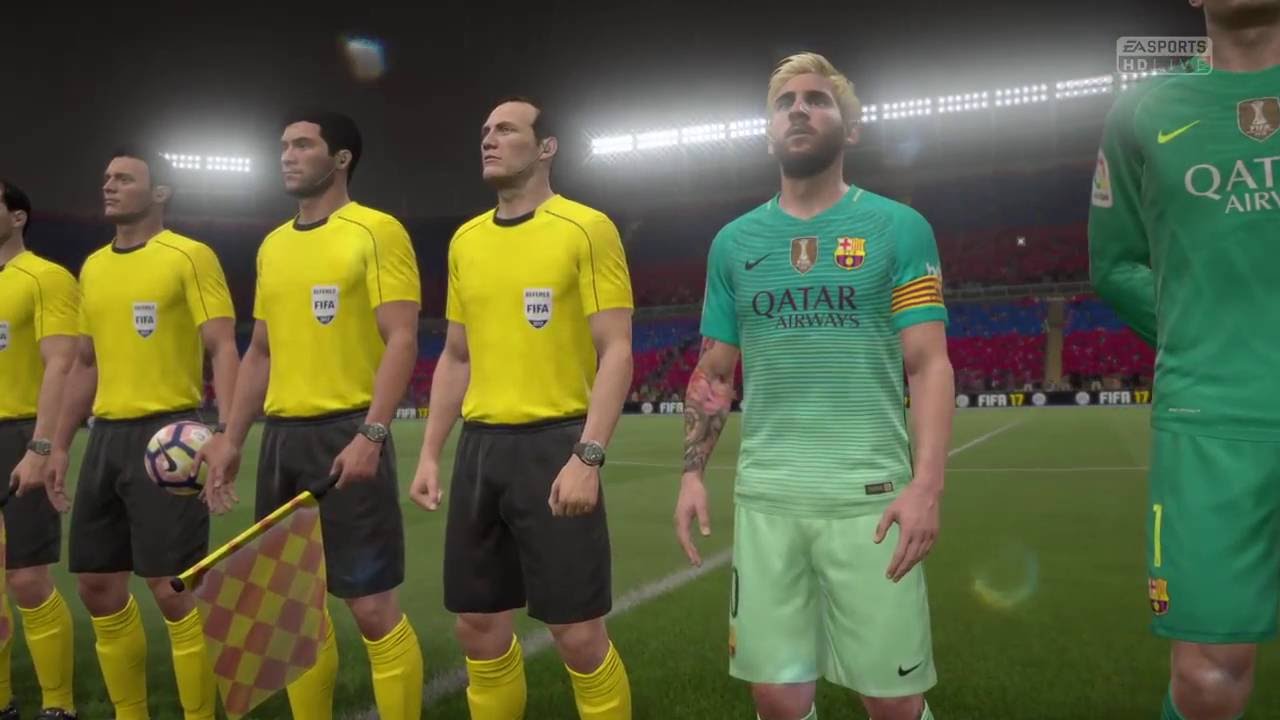 FIFA 17 | Barcelona vs Atlético Madrid | La Liga Santander | PS4 Gameplay
