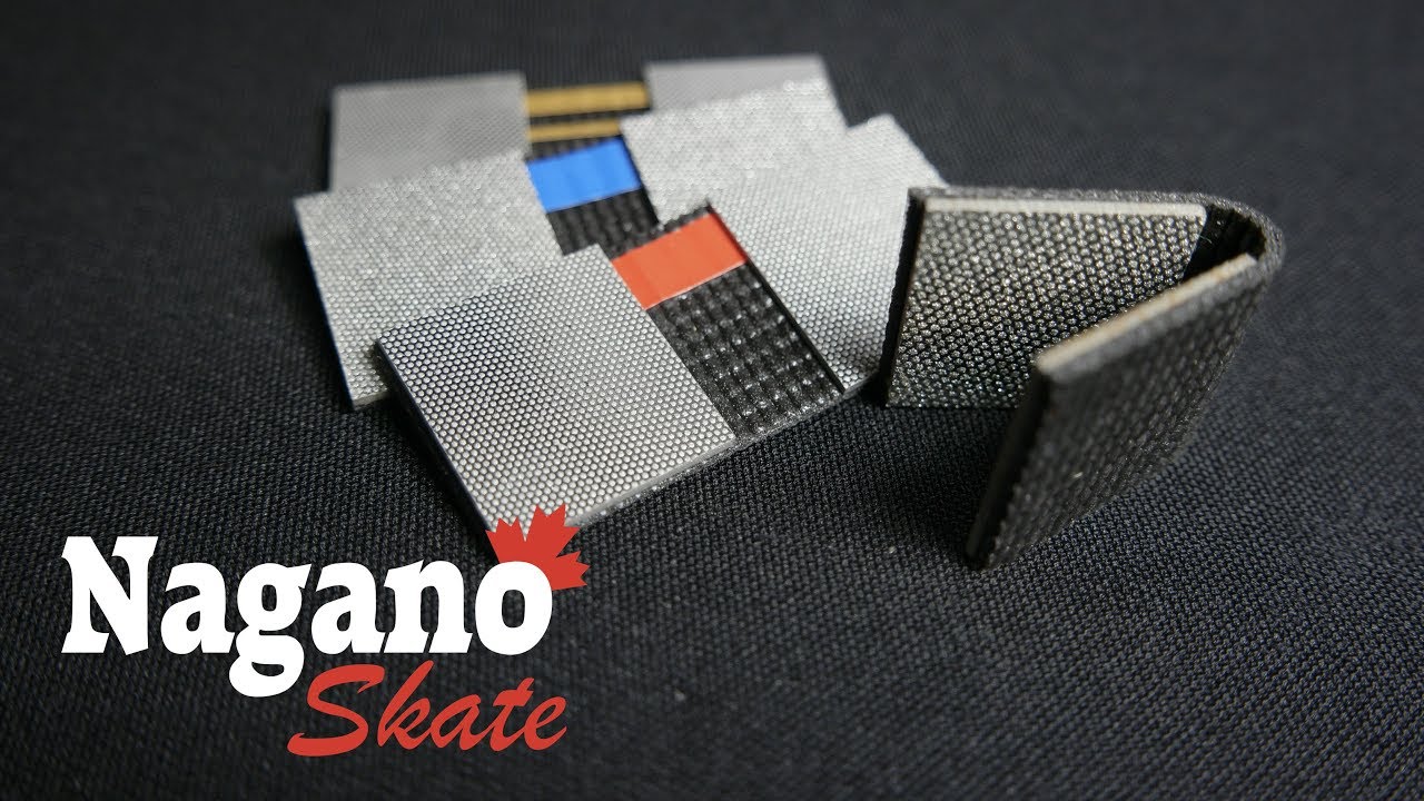 Plaque de d&eacute;-burinage au diamant 2 cot&eacute;s - Nagano Skate - Fr