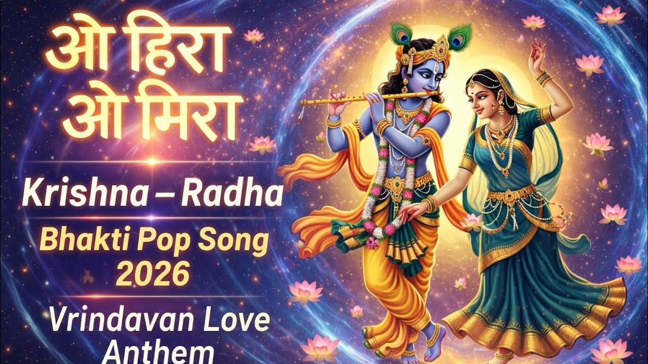 ओ हीरा ओ मीरा | Krishna – Radha Bhakti Pop Song 2026 | Vrindavan Love Anthem
