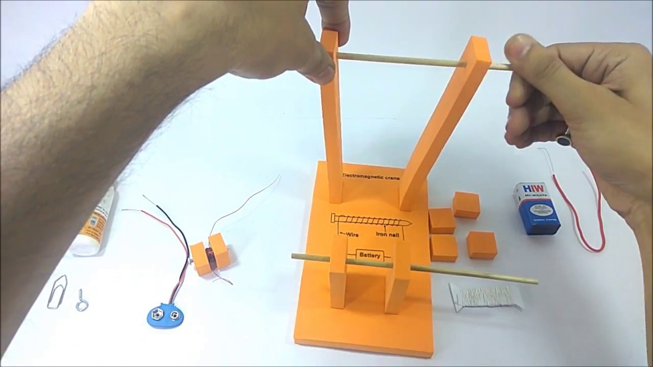 Electromagnetic crane