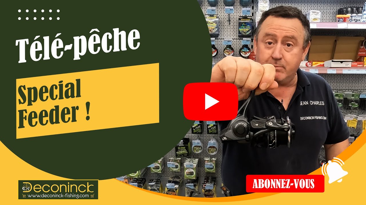 Télé-Pêche Spécial Feeder ! Moulinets, canne, fourreaux...
