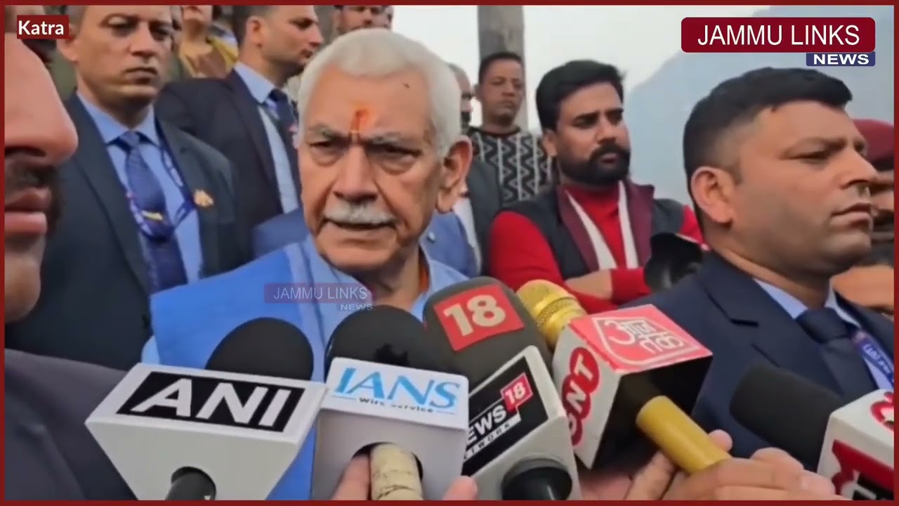 LG Manoj Sinha lays foundation stone of Sri Shankaracharya Temple in Katra