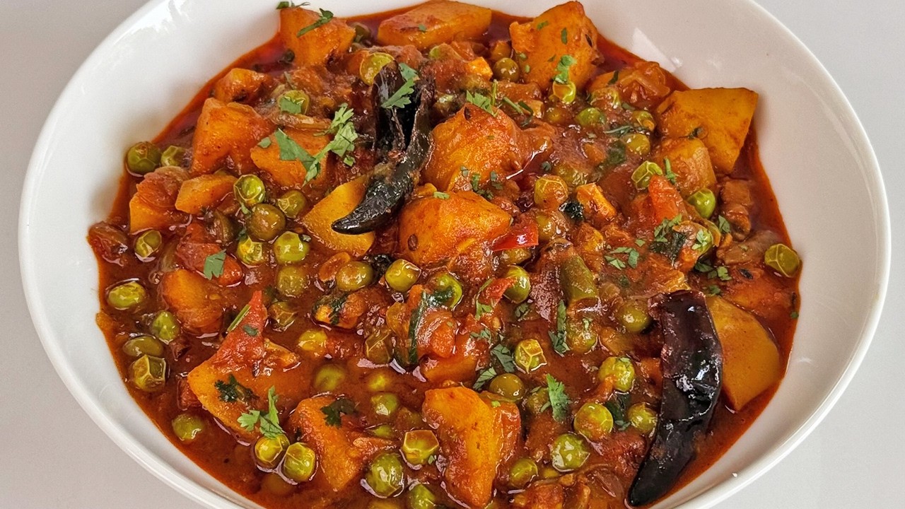 15 मिनट में बनी इस झटपट सब्ज़ी ने सबका दिल जीत लिया Instant Aalu Matar Tamatar Sabji