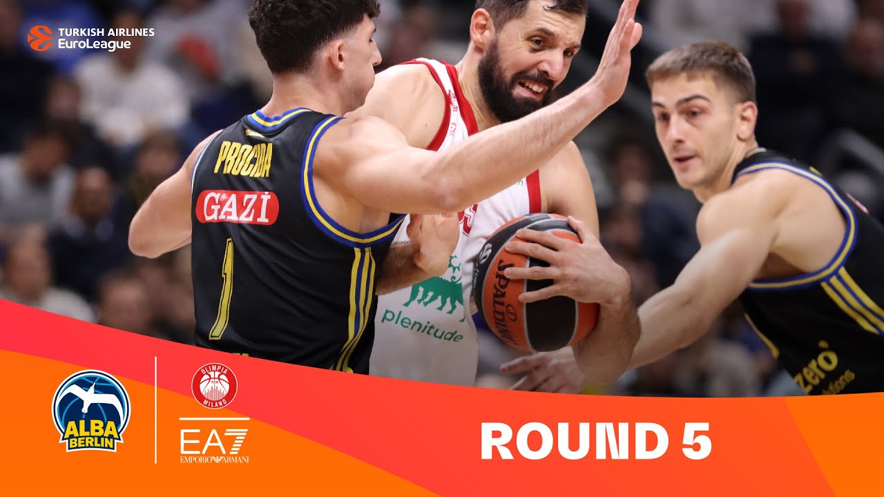 ALBA Berlin-EA7 Emporio Armani Milan | Round 5 Highlights | 2023-24 Turkish Airlines EuroLeague