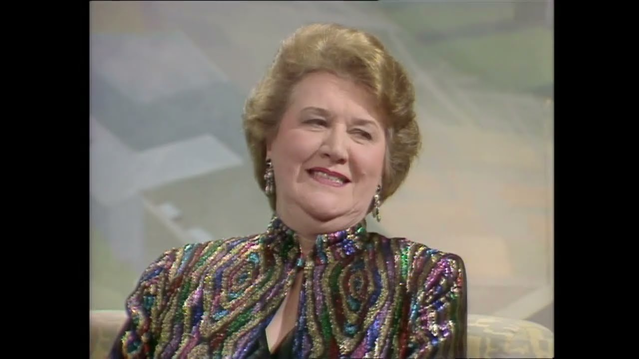 Patricia Routledge interview and sings I Want to Sing in Opera on Wogan - 24 November 1989
