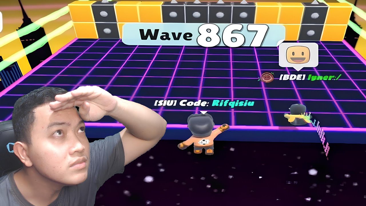 Live!!! 1000 Wave Block Dash Endless In Nerf Ball? - Stumble Guys