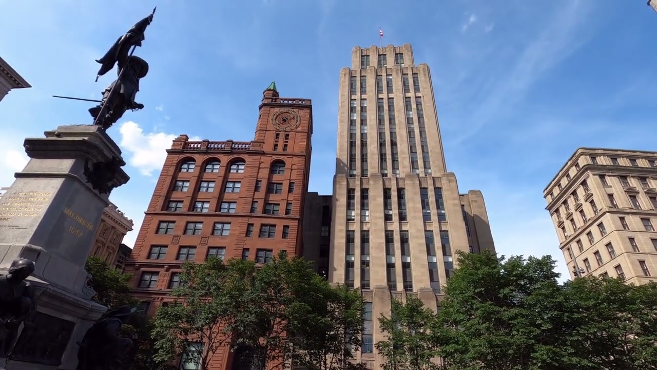 Walk in Montreal Canada 2022 - Place d&rsquo;Armes