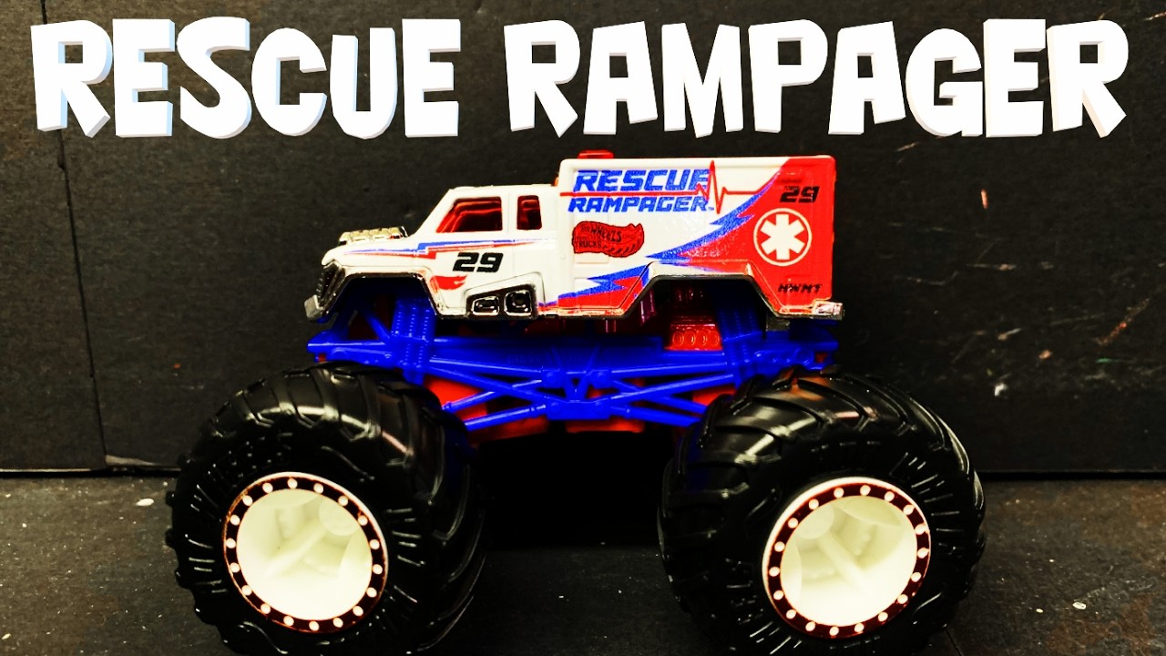 Спасатель-разрушитель - монстр-траки Hot Wheels