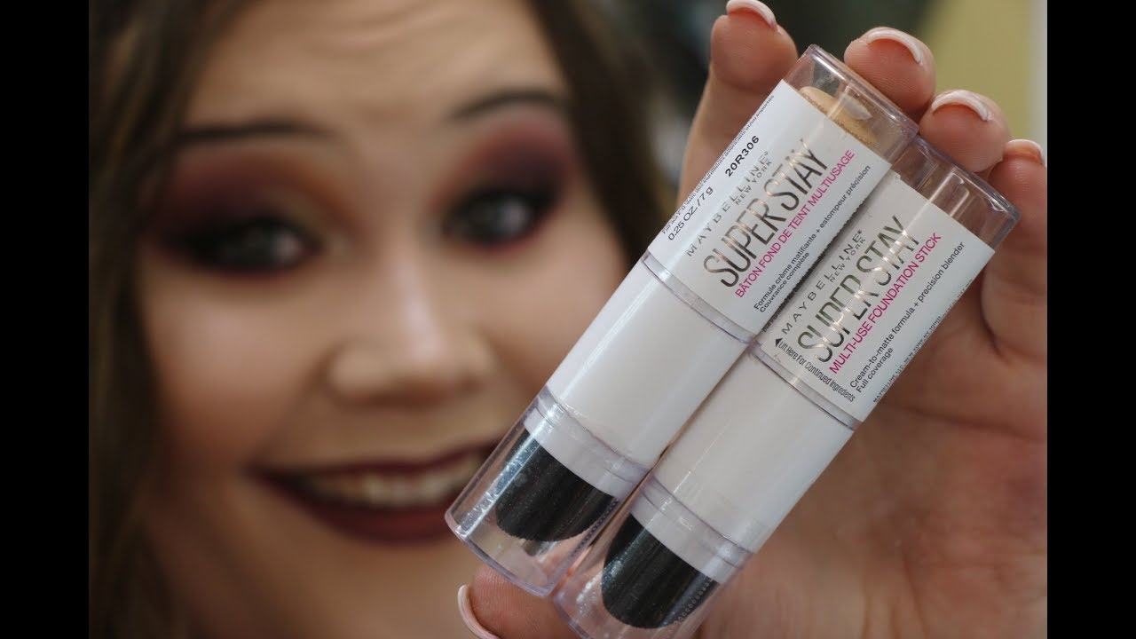 NEW! Maybelline Super Stay Foundation Stick- Oily Skin Wear Test!