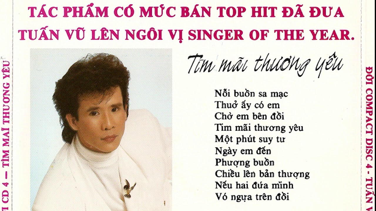 Tuấn Vũ | CD Tìm mãi thương yêu | Những ca khúc làm lên tên tuổi của ca sỹ Tuấn Vũ | #Tuấn_Vũ