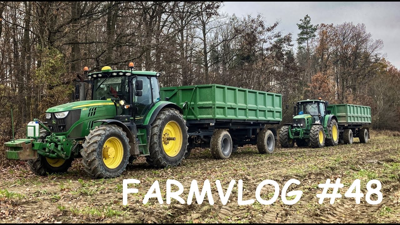 FARMVLOG #48 - Odvoz zrnovky od kombajnu 🌽🌽 JD 6830
