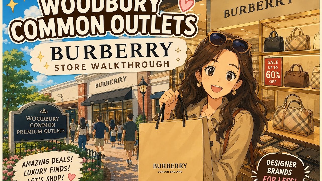 BURBERRY Outlet Shopping at Woodbury Commons NYC | Best Luxury Deals & Discounts.