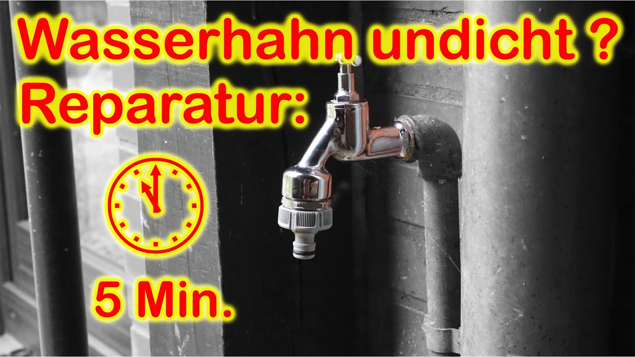 Tropfender Hahn - DIY Reparatur, ganz einfach.