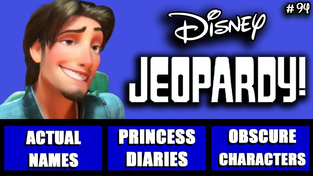 Disney Jeopardy • 26 Clue Trivia Game • Test Your Knowledge
