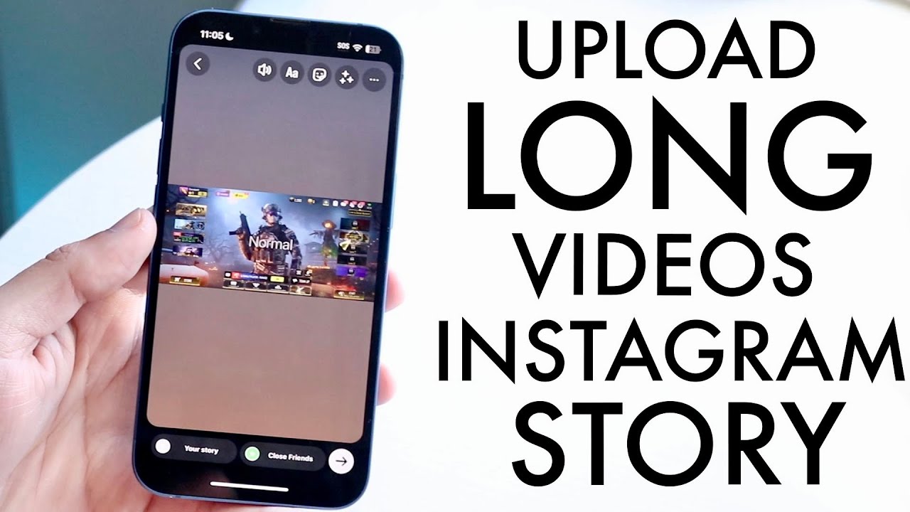 Как загрузить длинные видео в историю Instagram!