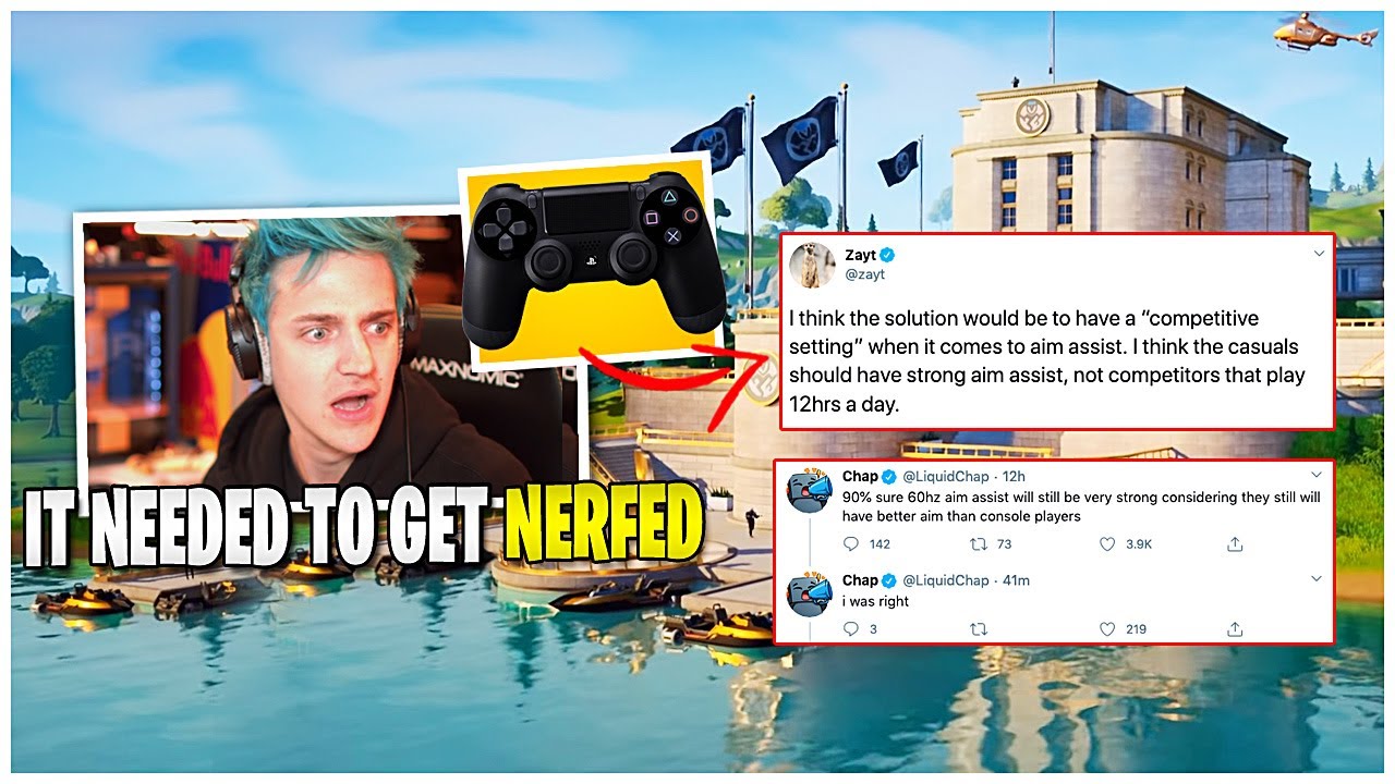 Ninja Responds To HATE After Being BLAMED For Aim Assist NERF In Fortnite