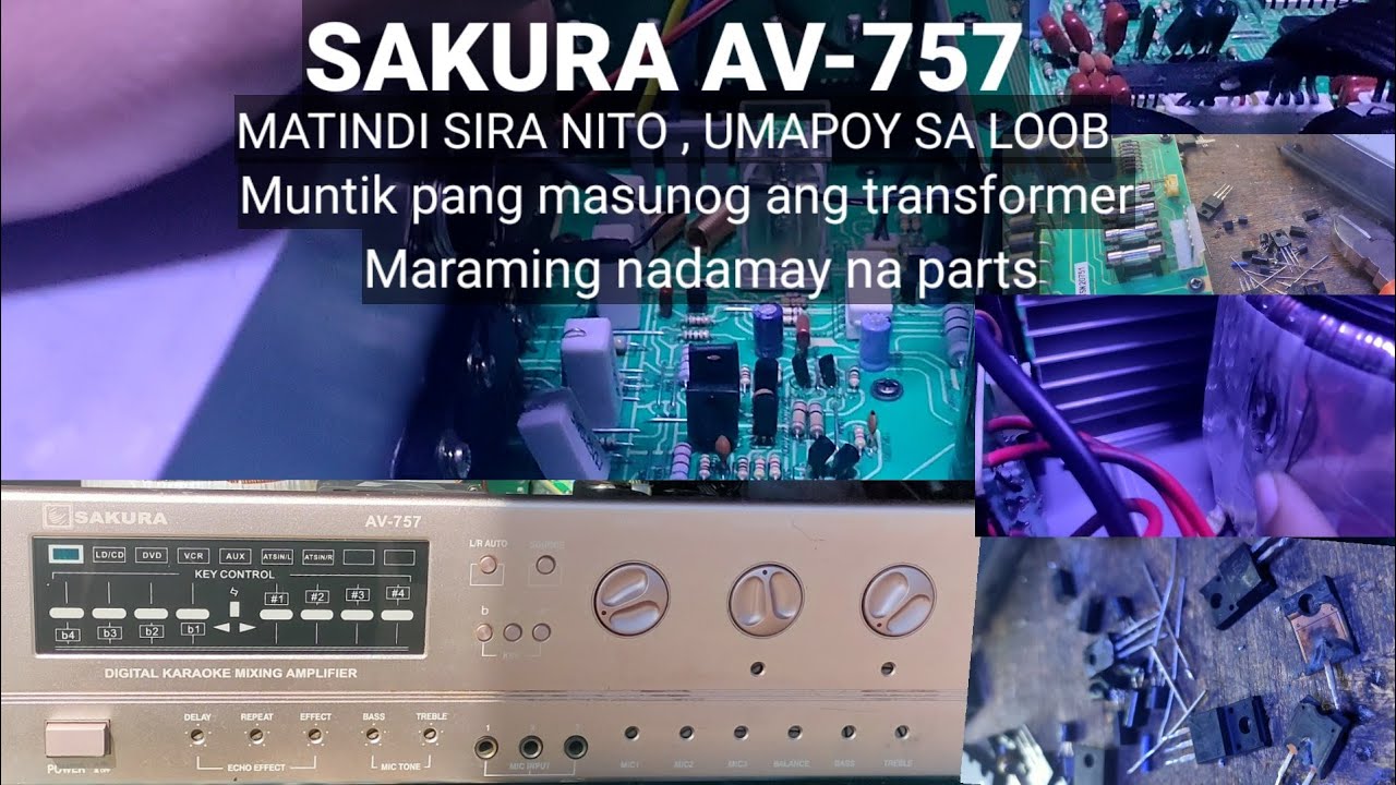 SAKURA AV-757 MAY UMAPOY SA LOOB || PANO AYUSIN