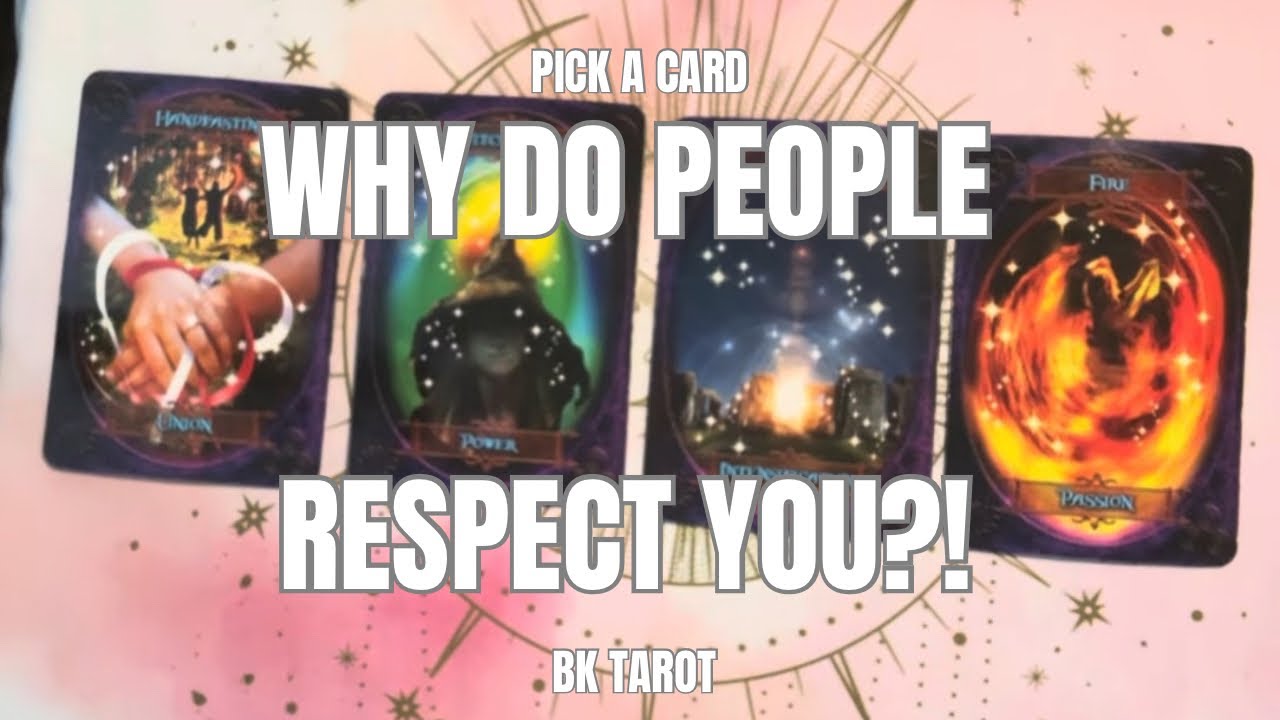 PICK A CARD 🔮 - WHY DO PEOPLE RESPECT YOU?! 😎💰🎡🎯🤯