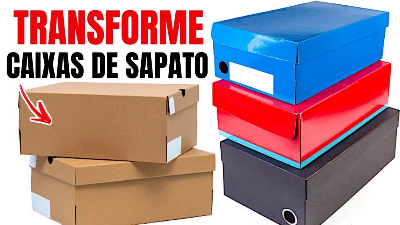 5 IDEIAS INCRÍVEIS PARA DECORAR CAIXAS DE SAPATO | ORGANIZADORES | SHOW DE ARTESANATO