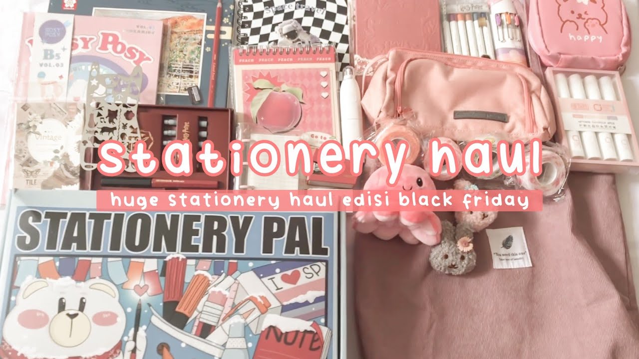 Black Friday Stationery Haul ft. Stationery Pal