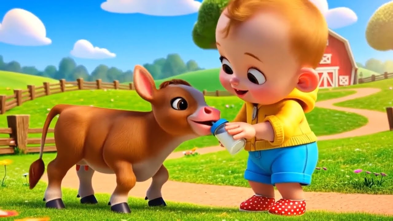 Mumu the cow Nursery Rhymes Nick + Fun Songs for Kids | Cartoon | Music for Kids Baby