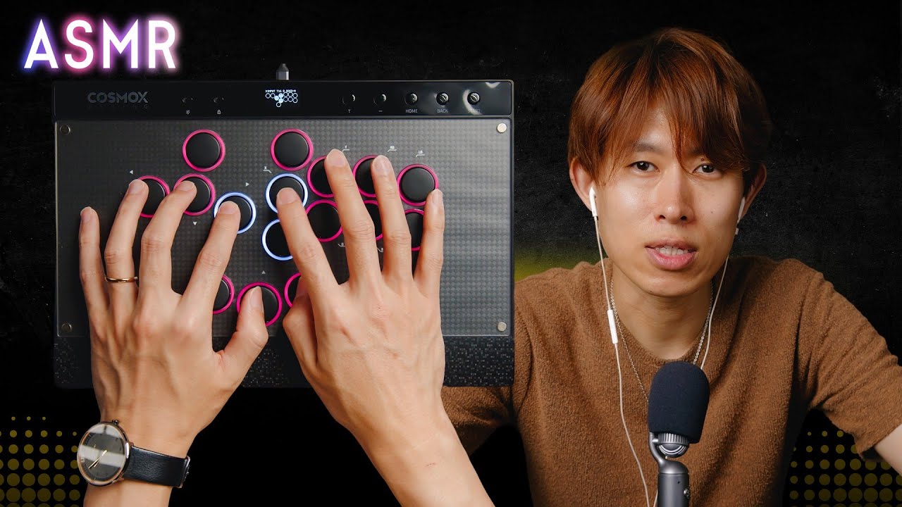【ASMR】囁き声でレバーレスコントローラー開封と打鍵音 ｜ Haute42 C16 | ストリートファイター6