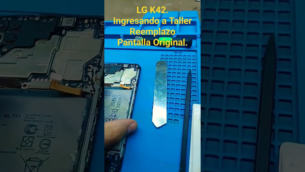 LG K42. Ingresando a Taller Reemplazo Pantalla Original #LG #repairphone #screenreplacement #shorts