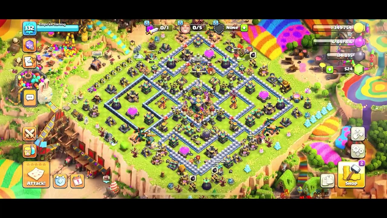 Cloud contest complete easily ⭐️ #supercell #clashofclans 