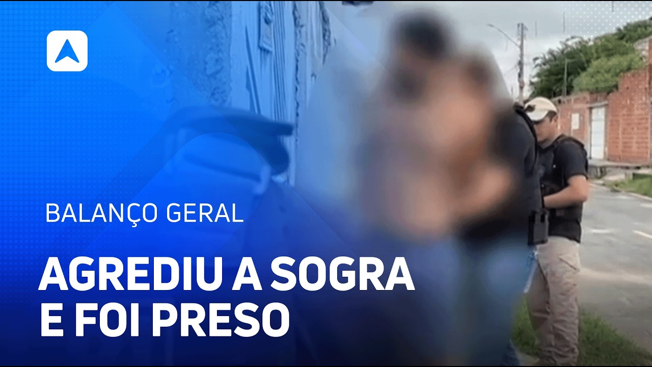 Homem é preso após agredir a sogra e descumprir medida protetiva